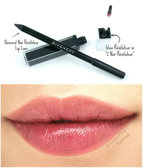 givenchy black lipliner|Givenchy lip balm.